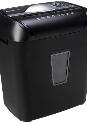 Amazon Basics Basics 12-Sheet Cross-Cut Paper and Credit Card Home Office Shredder