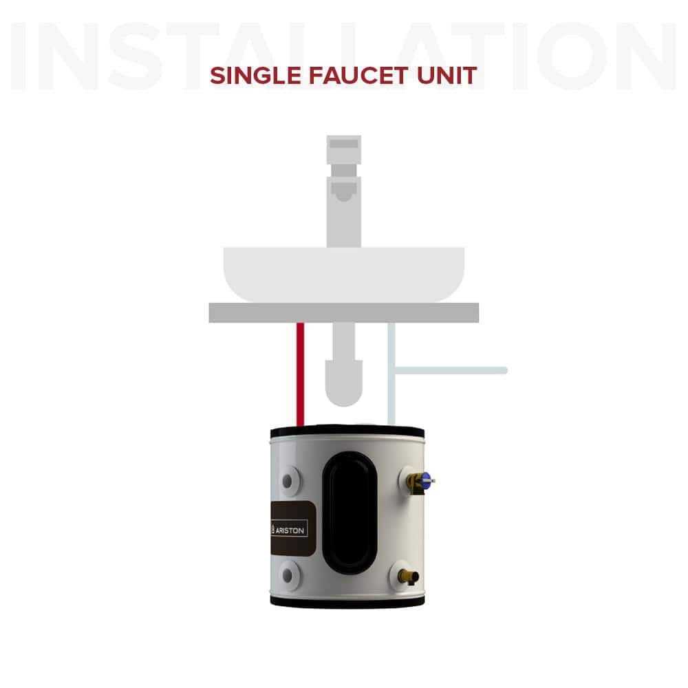 Ariston 20 gal. 1500 Watt Point of Use Electric Water Heater - Image 3