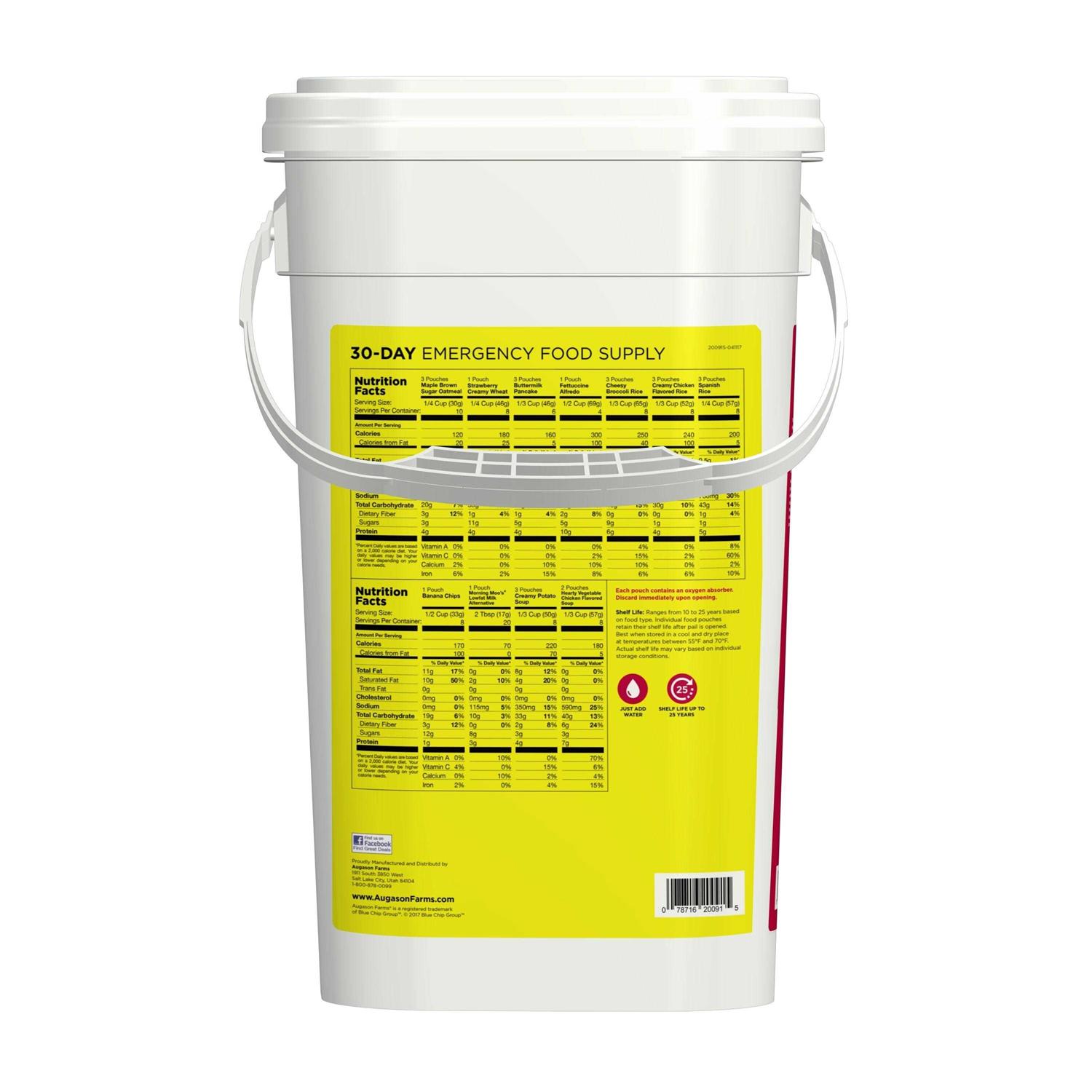 Augason Farms Deluxe 30-Day Emergency Food Supply - Image 5